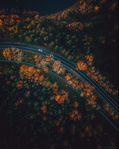 Road to the autumn
