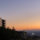 Morning sunrise and fog