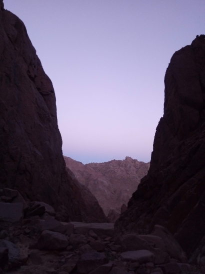 Mountains at dawn