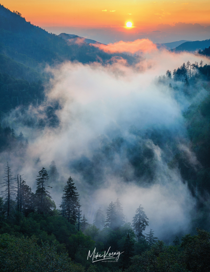 Newfound Gap Sunset