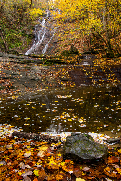 Autumn Along Elrod Falls