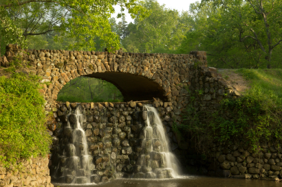 Waterfall at Reynolda Gardens