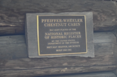 The pfeiffer-wheeler cabin sig...