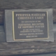 The pfeiffer-wheeler cabin sign