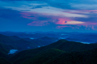 Blue Hour From the Blue Ridge...