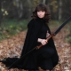 Autumn hunting girl