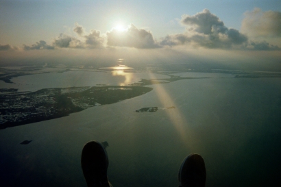 Paraglider Sunset