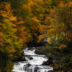 Cullasaja Falls in Autumn