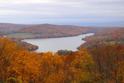 Overlooking Highpoint Lake