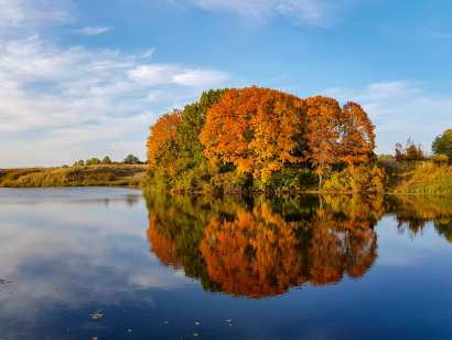 Autumn lake