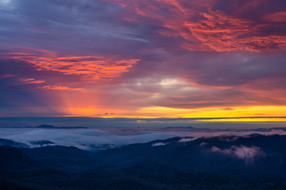 Sunrise From Funnell Top