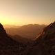 Mountains at sunset
