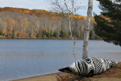 Canoe By The Lake 