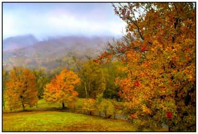 Misty View of Grandfather Moun...