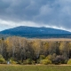 View of mount Abarash-Bash d. Baisakalova R-ka. Bashkiria Russia