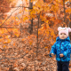 Child in the forest