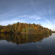 Autumn in the mirror of water