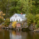 Water lifting station on Valaam island, Russian Federation.